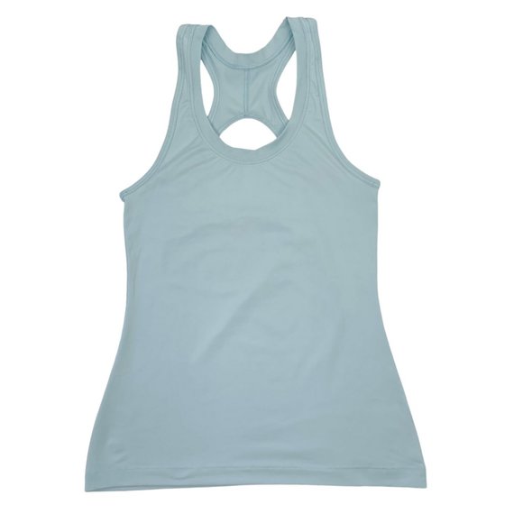 Athleta Nitro Tank Top Lightweight Keyhole Back Yoga Gym Blue Size XS - Picture 1 of 9